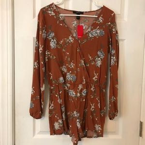 Forever21 floral romper